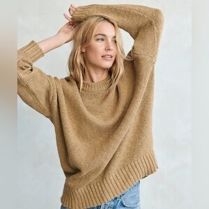 Jenni Kayne Cruise Cocoon Crewneck in size XL Carmel